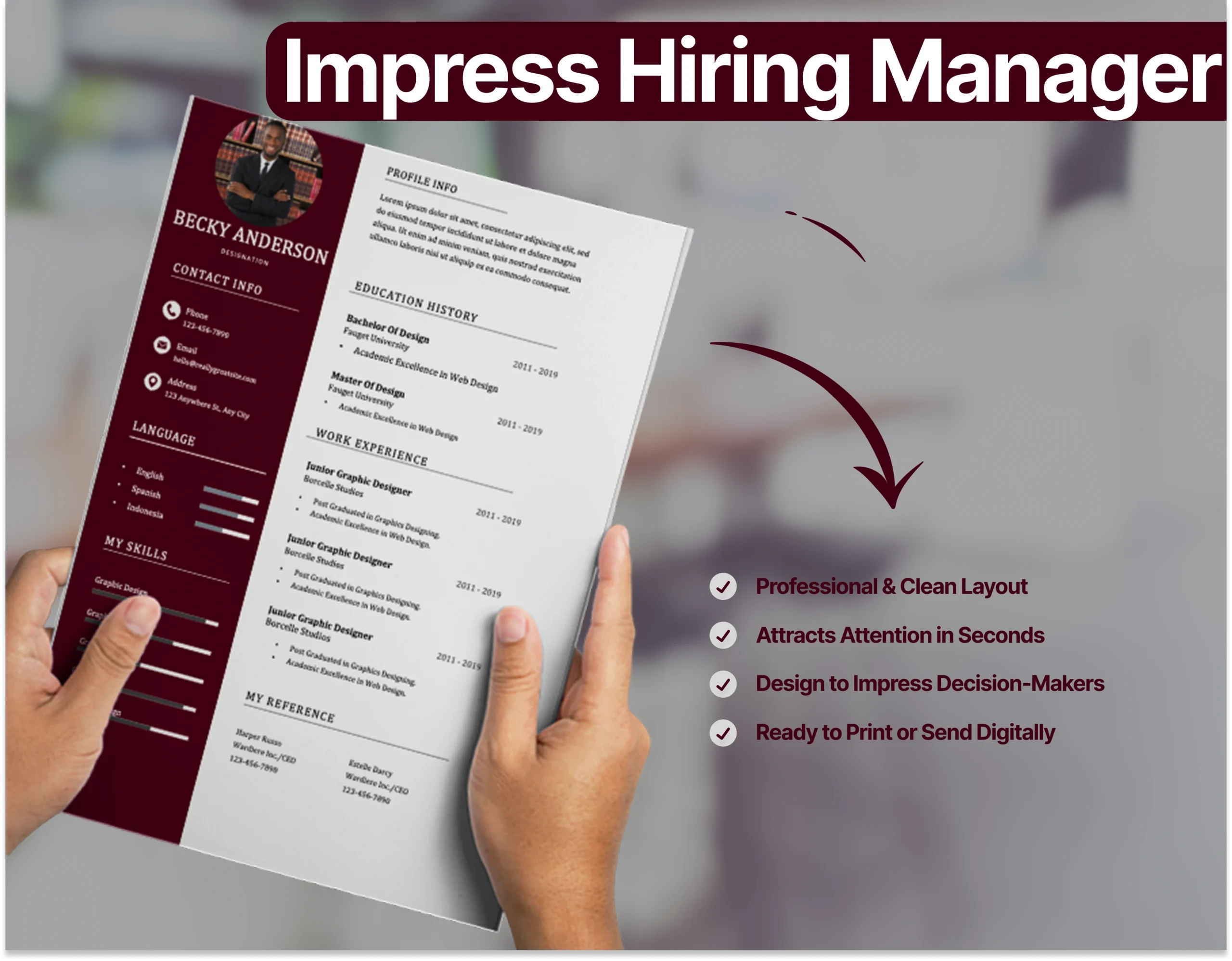 Modern Data Analyst Resume Template - Image 3