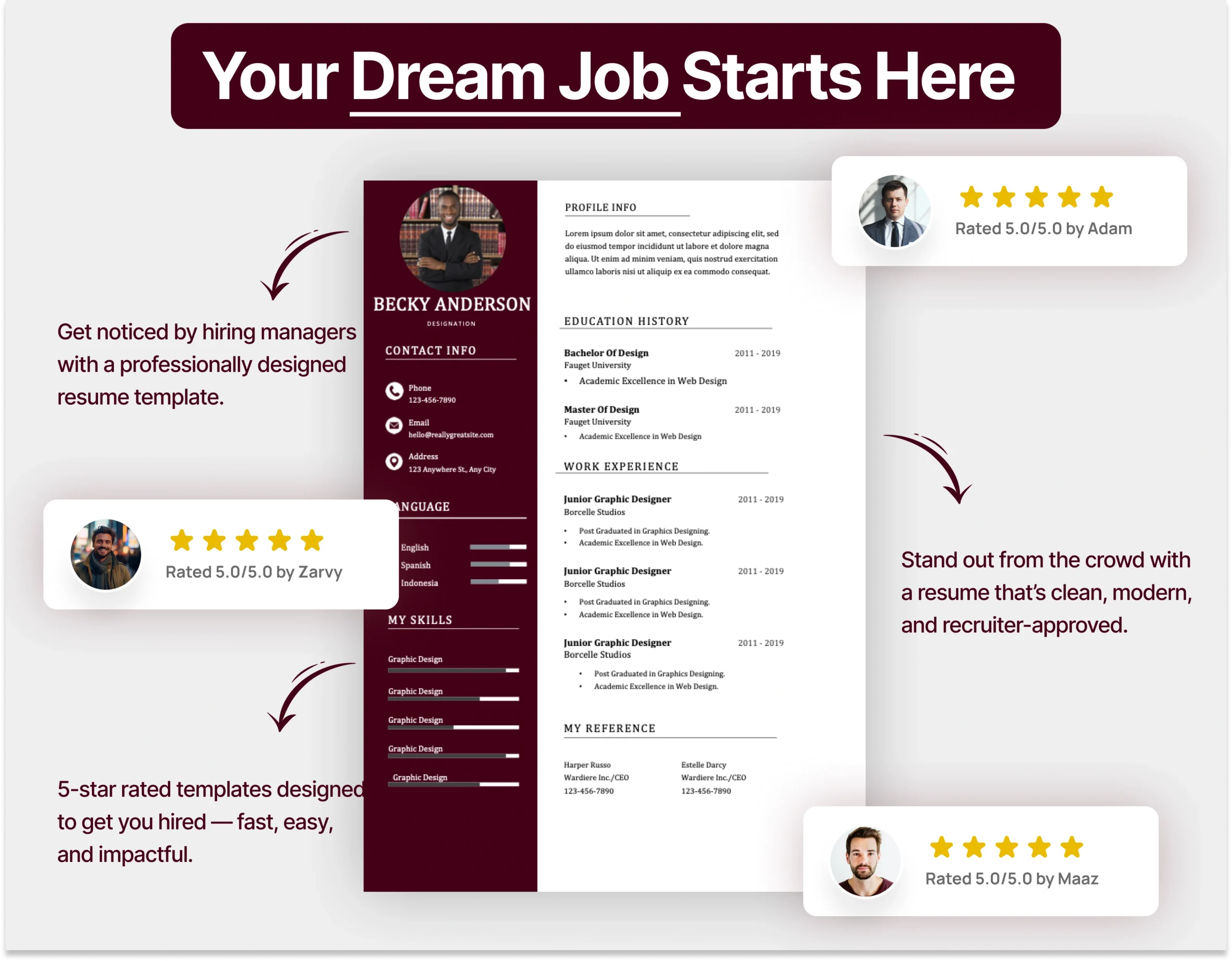 Modern Data Analyst Resume Template - Image 4