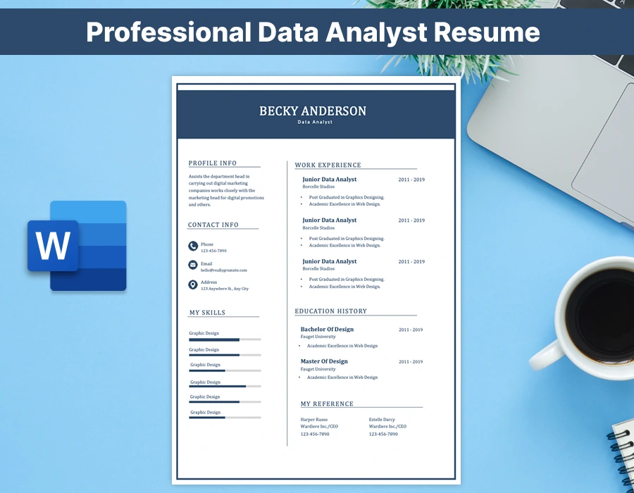 Professional Data Analyst Resume Template