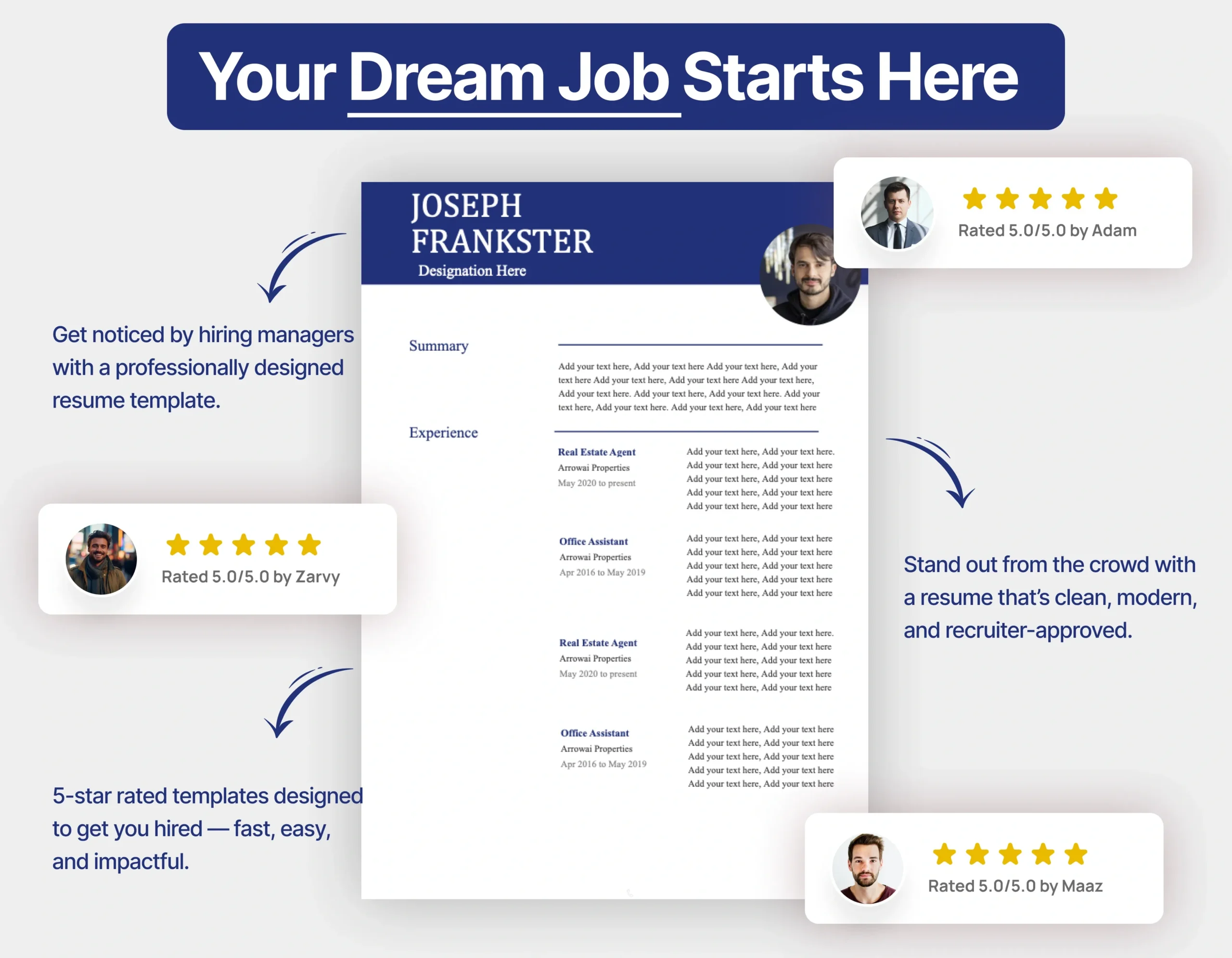 Professional Finance Manager Resume Template - Image 4
