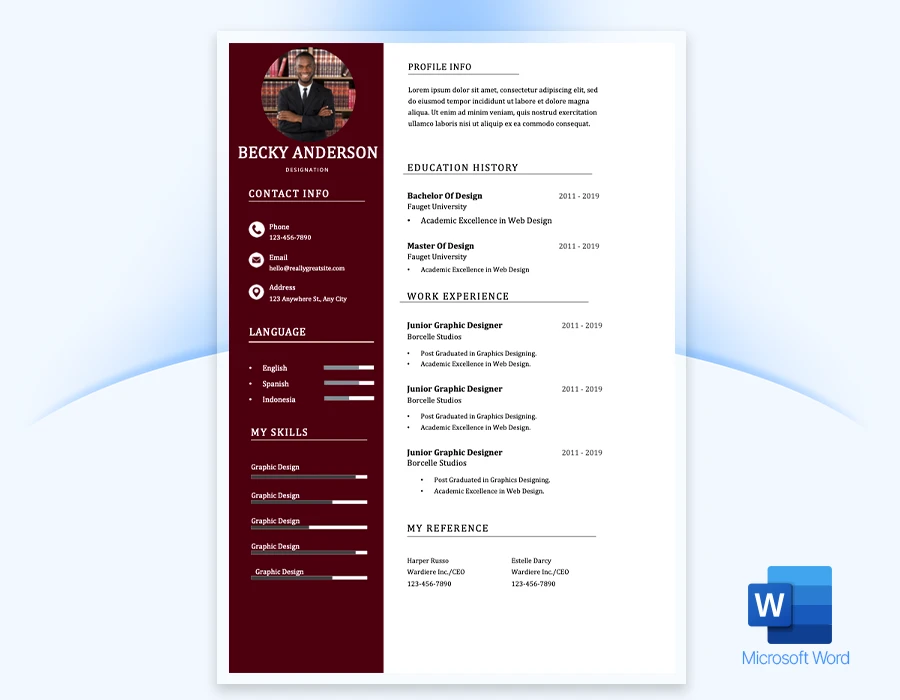 Pack of five Professional Resume - Image 5