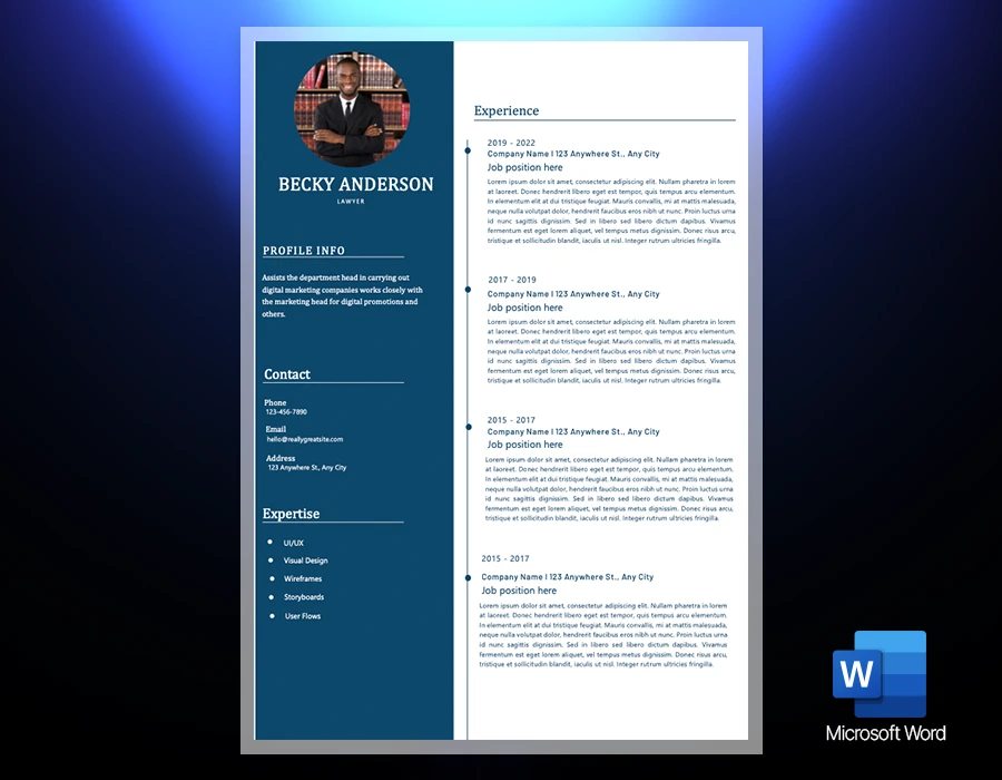 Pack of five Modern Resume - Image 6