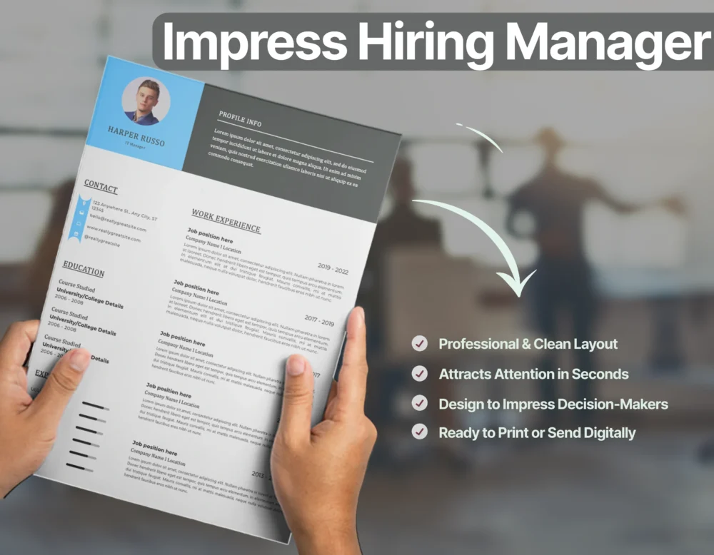 Minimalist IT Manager Resume Template - Image 4