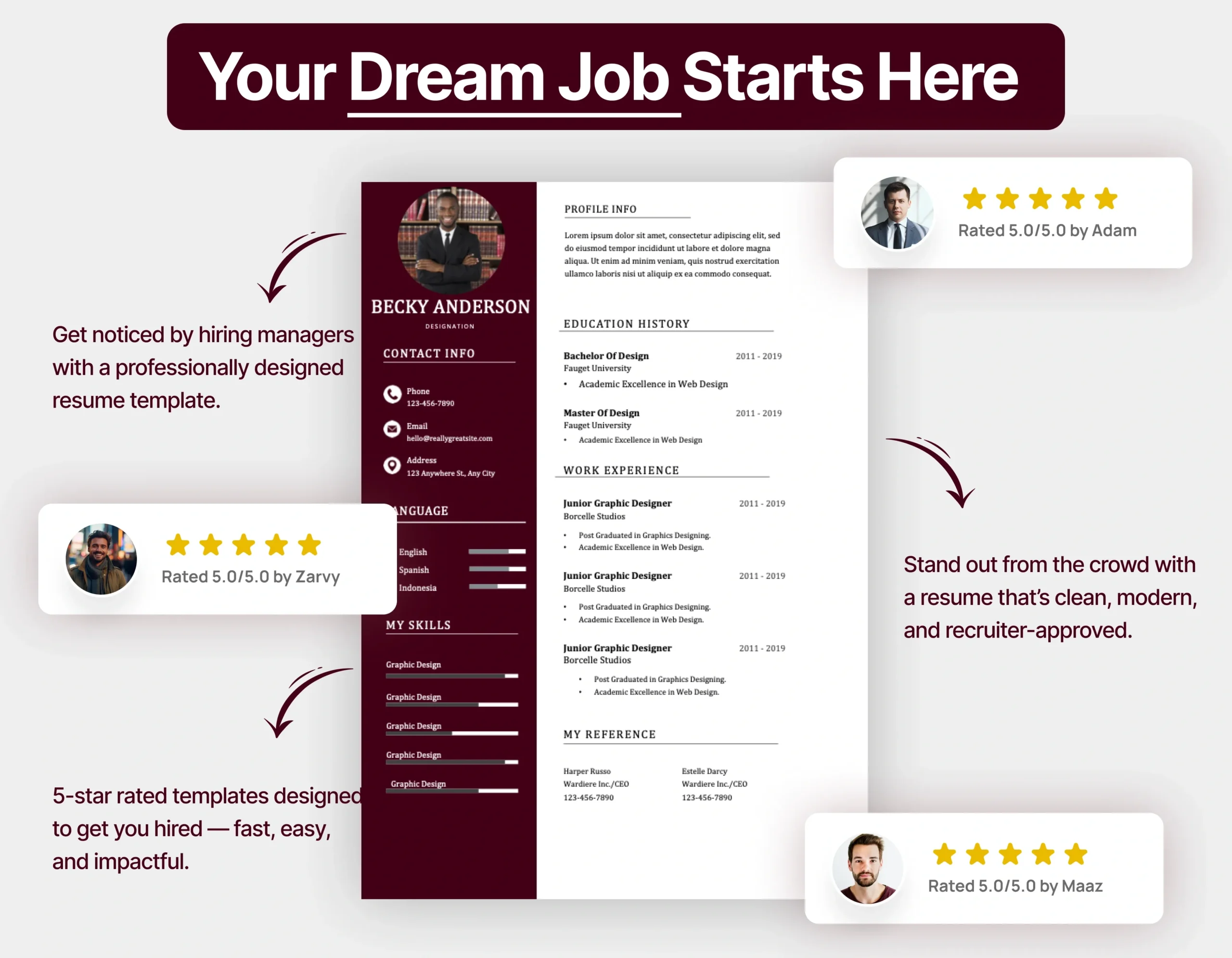Modern IT Manager Resume Template - Image 2