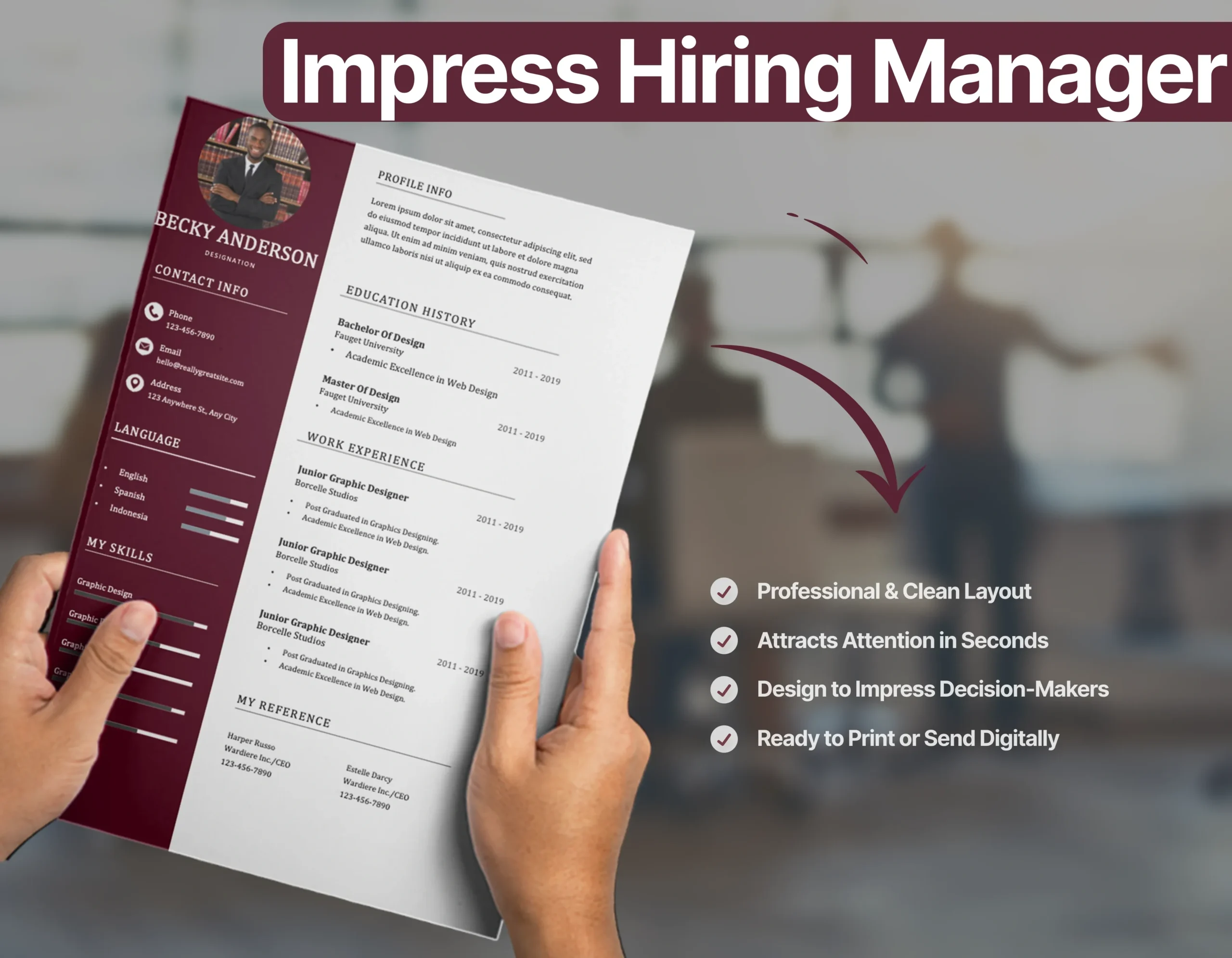 Modern IT Manager Resume Template - Image 4