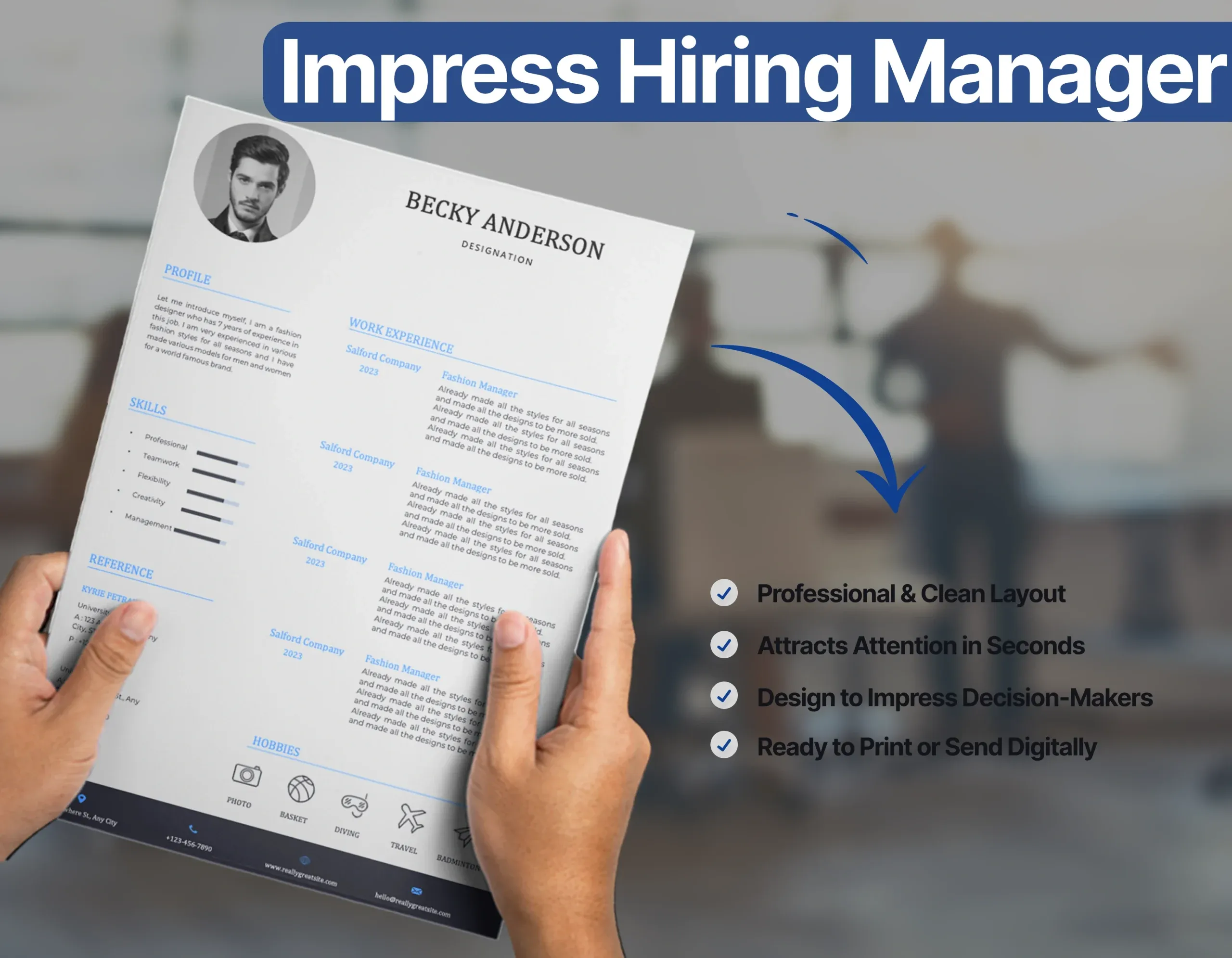 Corporate IT Manager Resume Template - Image 4